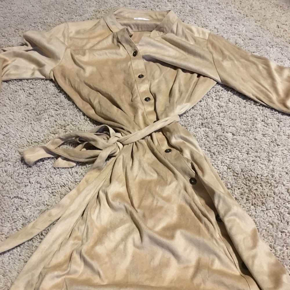 Tan dress